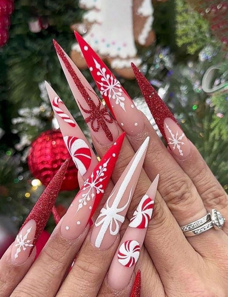 Ballerina Coffin Nails