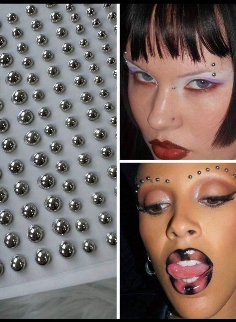 Artificial rhinestones stickers