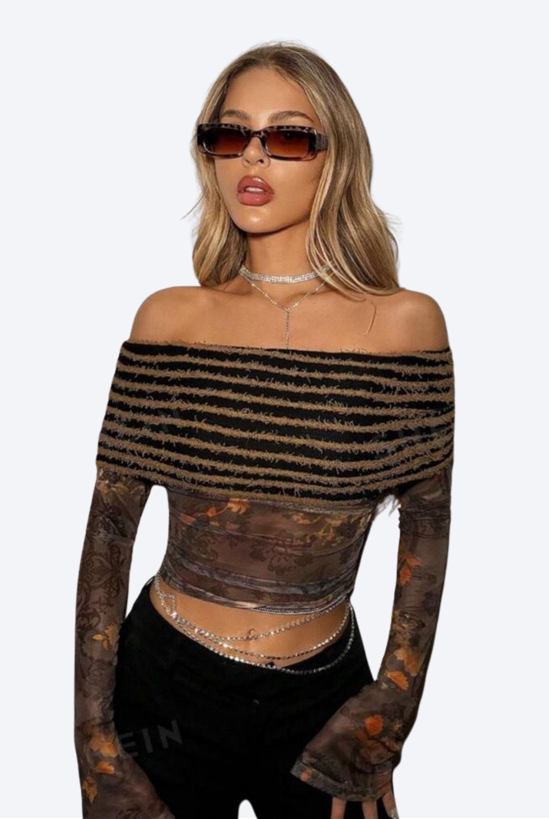 Paisley Flare Sleeve Top