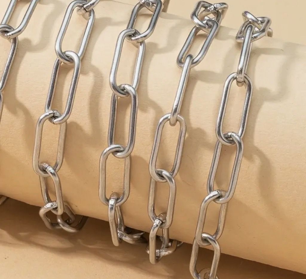 big squared necklace