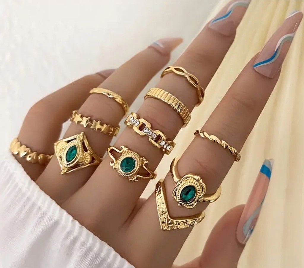 Alloy ring set