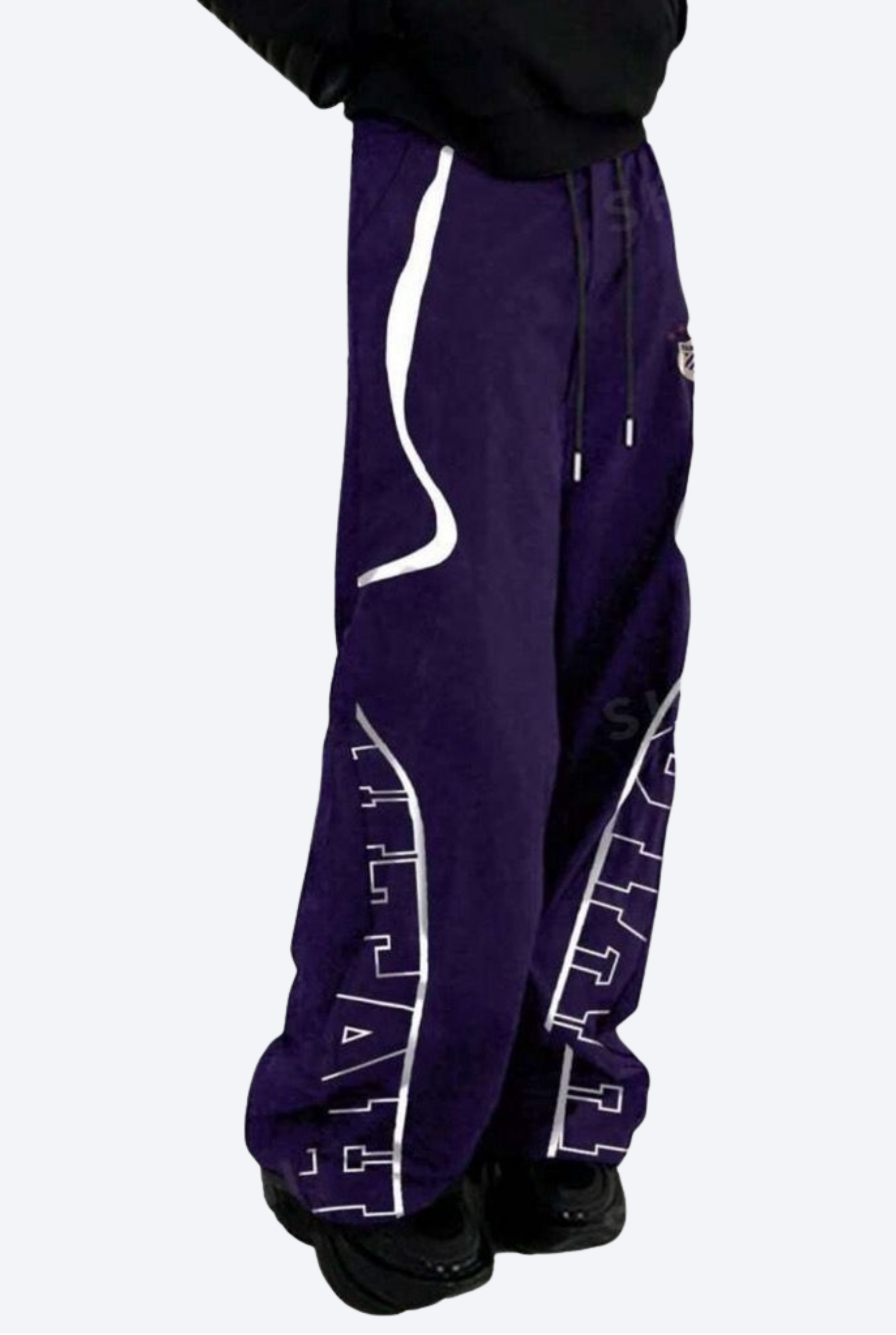 Drawstring Waist Long Pants