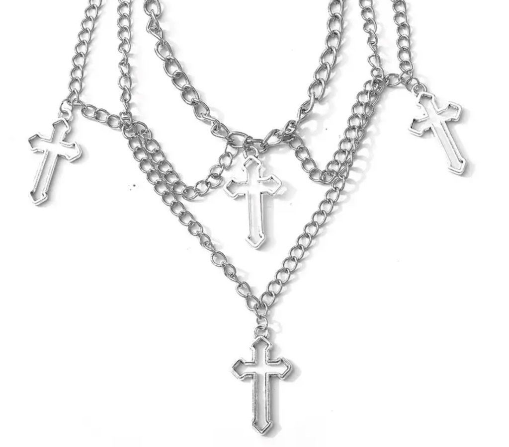 4 Crosses Choker