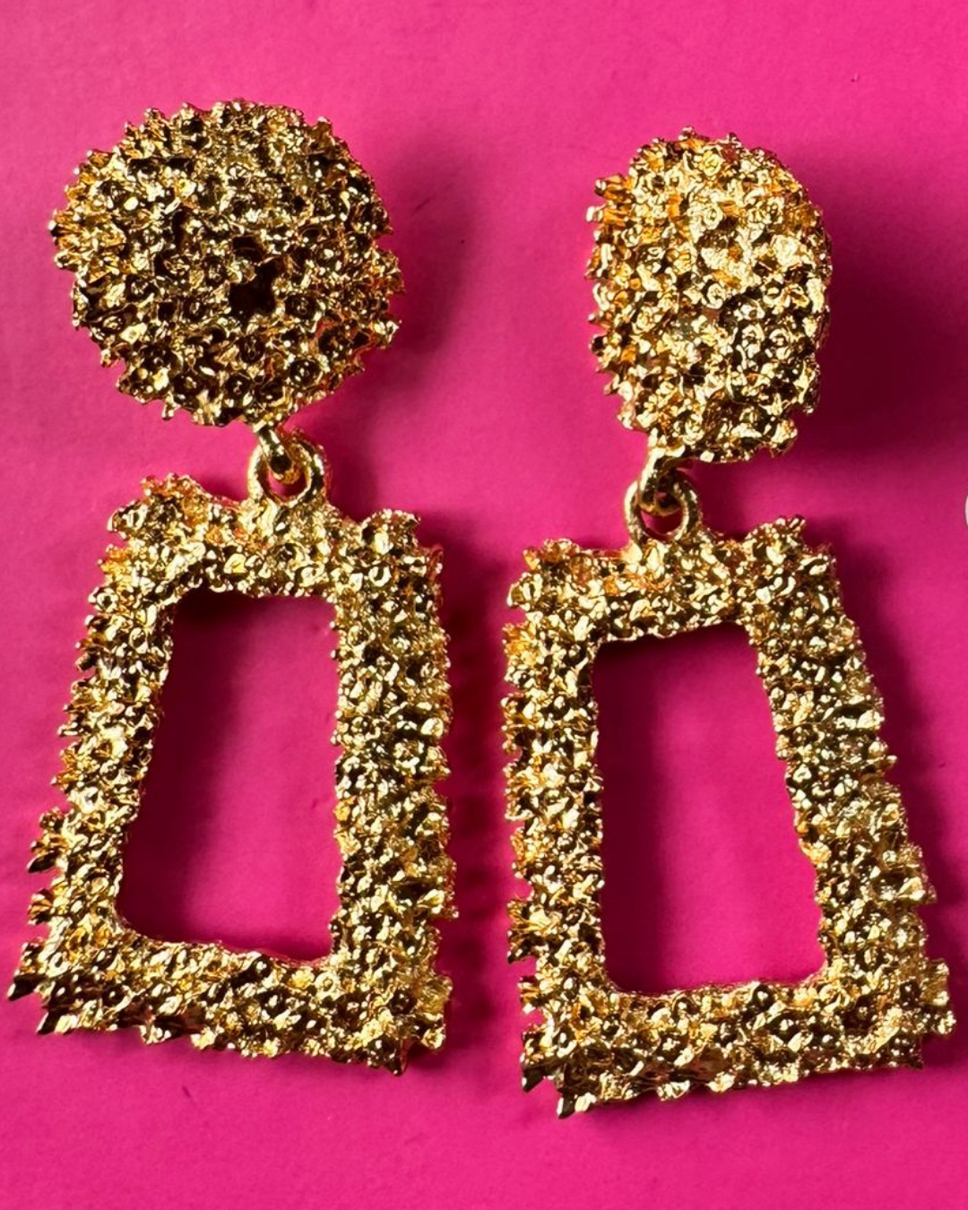 Gold Clip On Earrings